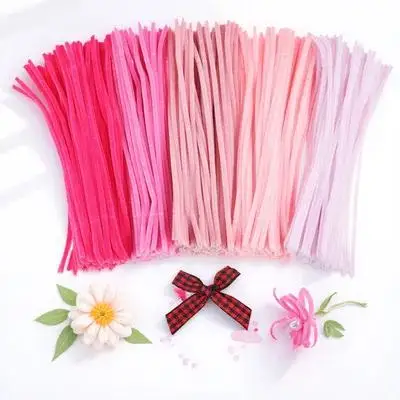 

500Pcs Pipe Cleaners Chenille Stems Soft Flexible DIY Craft Supplies Kids Handmade Flowers Chenille Stem Pipe Kids DIY