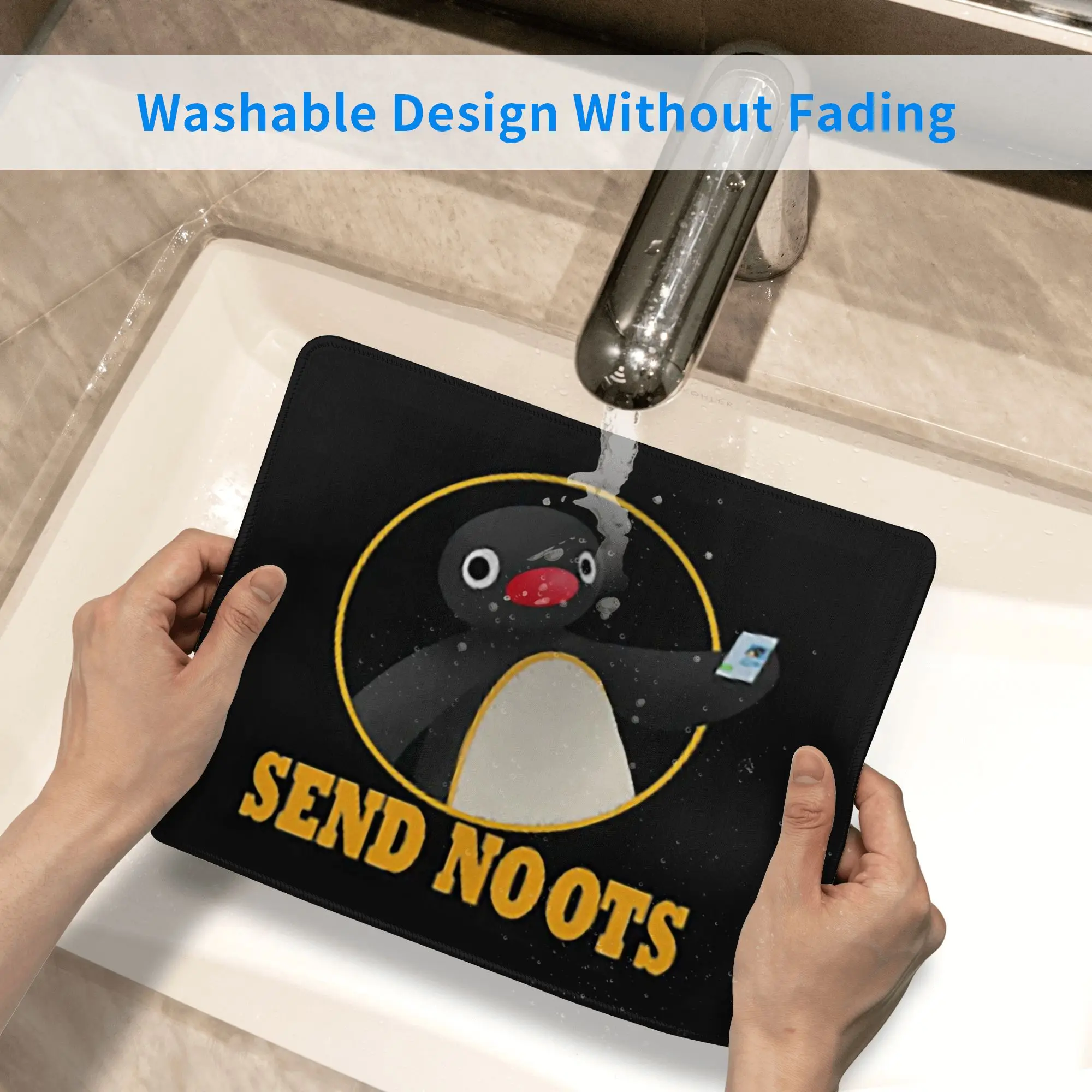 Podkładka pod mysz Pingu Pinga Pingwin TV Podkładka pod klawiaturę komputerową Podkładka pod mysz Gaming PC Laptop Podkładka na biurko Akcesoria biurowe Podkładki na stół