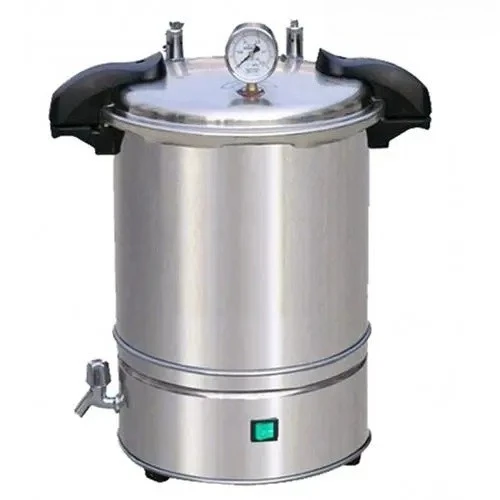 

Autoclave, Portable Steam Sterilizer for Laboratory, Stainless Steel Portable Sterilizer