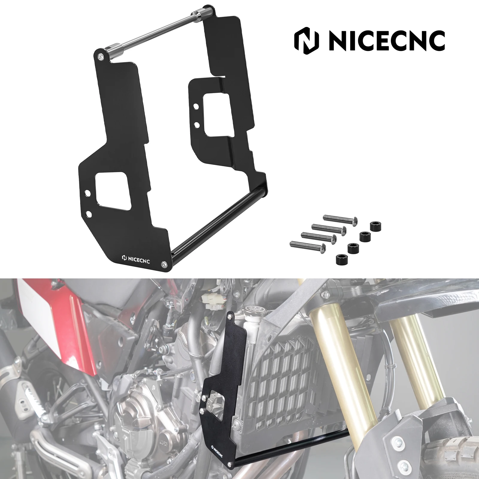 

Motorcycle Steel Radiator Guard Frame for Yamaha Tenere 700 XTZ700 T700 Tenere700 2019 2020 2021 2022 2023 2024