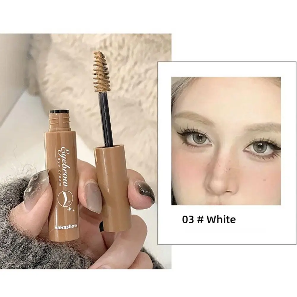 Crema de tinte líquido para cejas, resistente al agua, larga duración, 3 rímel, tinte para cejas, potenciador de ojos marrón oscuro, cosmético, Nat Y5X5