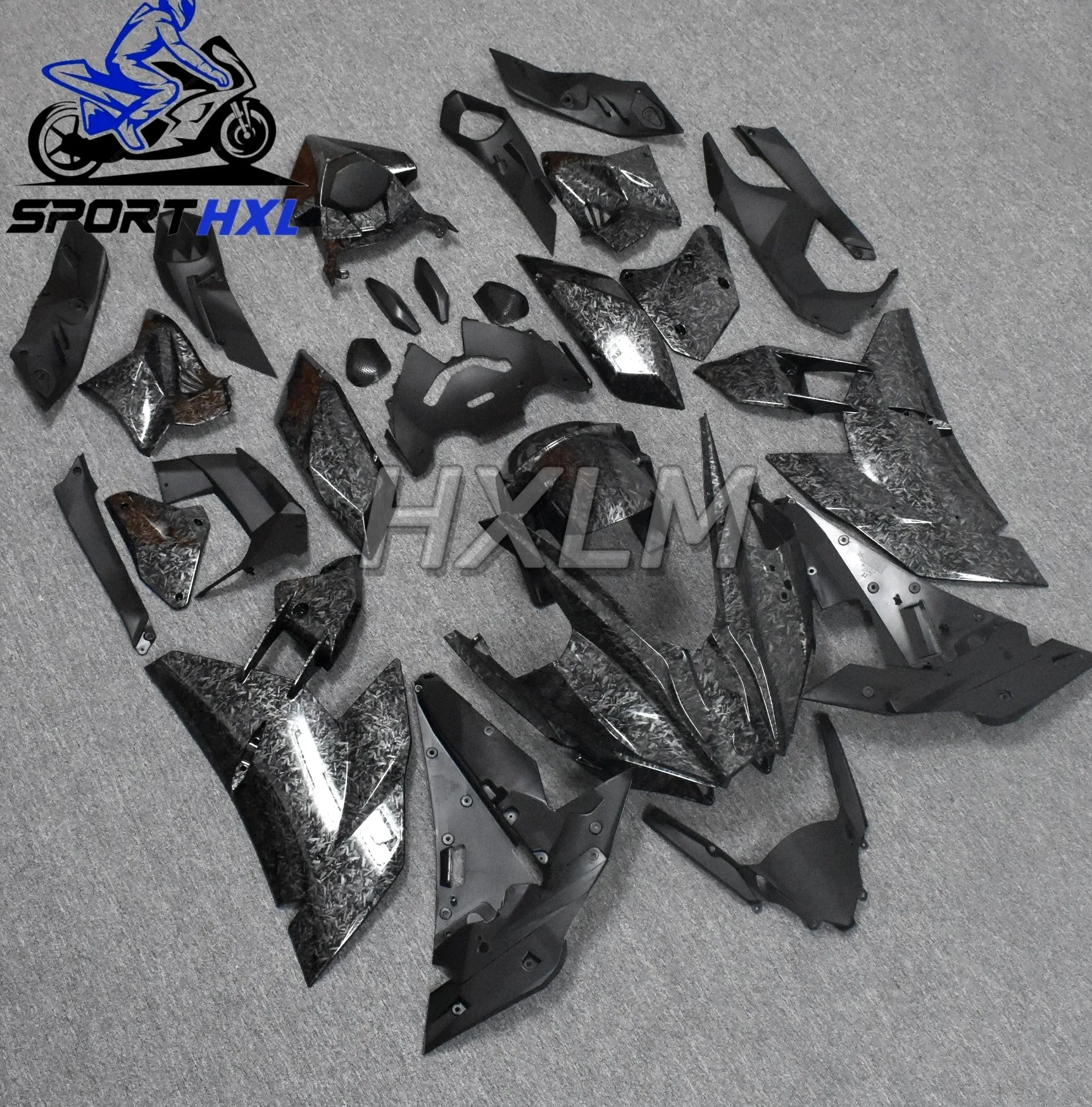 Racing Motor For KAWASAKI NINJA H2 H2R 2015-2024 Carbon Fiber Paint Motorcycle Fairing Kits Guard Cowl Protection Modified Acces