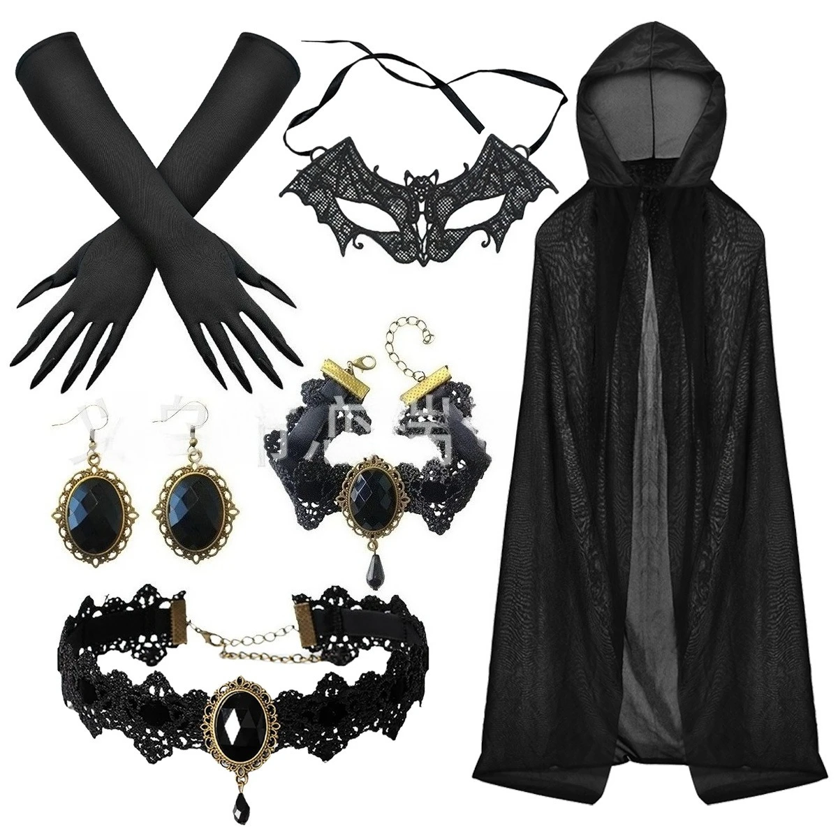 Children's Costumes Halloween Masquerade Ornaments Stage Performance Props Accessories Nail Gloves
