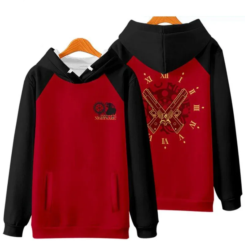 2025 11 Japan Anime Date A Live Girl Tokisaki Kurumi Nightmare 3D Stampa Felpa da uomo Felpe con cappuccio Harajuku Abbigliamento uomo