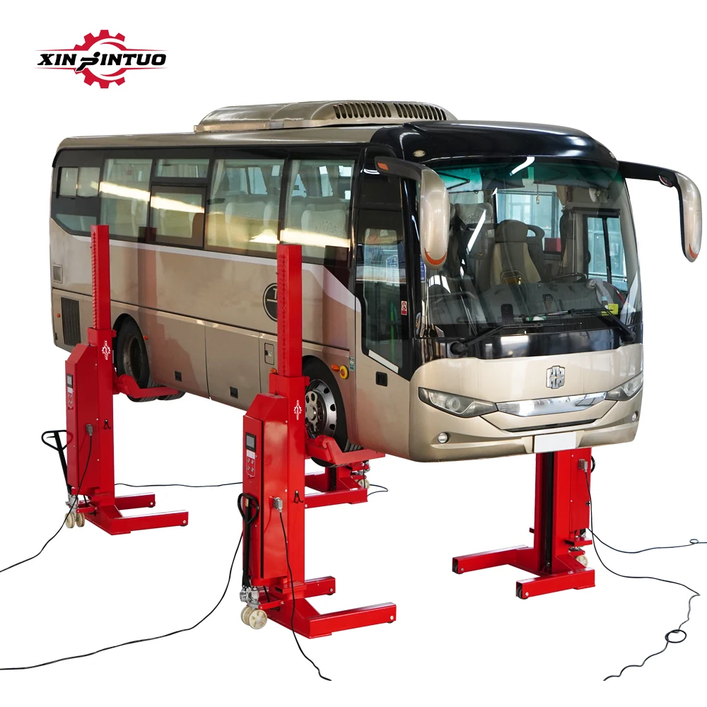 Xinjintuo 8T 10T 12T 30T Heavy  Lift 4 Column Car Elevator Bus Truck Lift Auto Lift Bus Hoist Vehicle Parking System