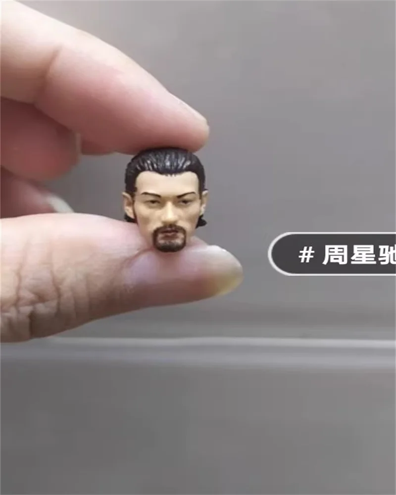 

Little 1/18 Special Forces Soldier Stephen Chow Head Carving Model Toy Fit 3.75'' Action Figures Body In Stock