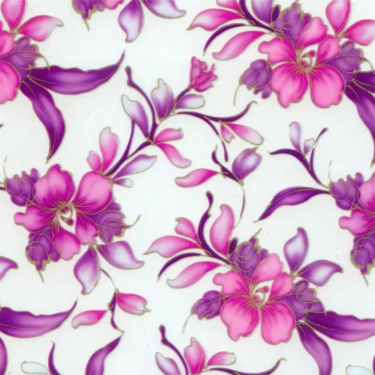 

TSAUTOPCar-Soul 5Sqm width 50cm CS434-1 purple flower pattern water dipping hydrographic films water transfer film