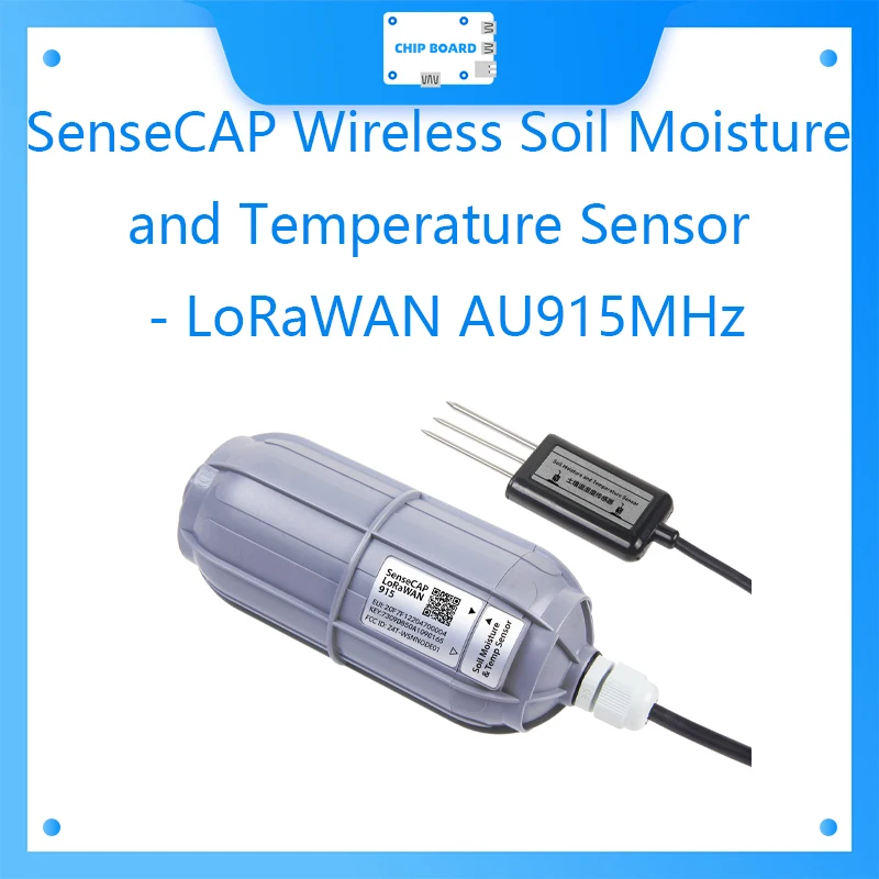 SenseCAP Wireless Soil Moisture and Temperature Sensor - LoRaWAN AU915MHz