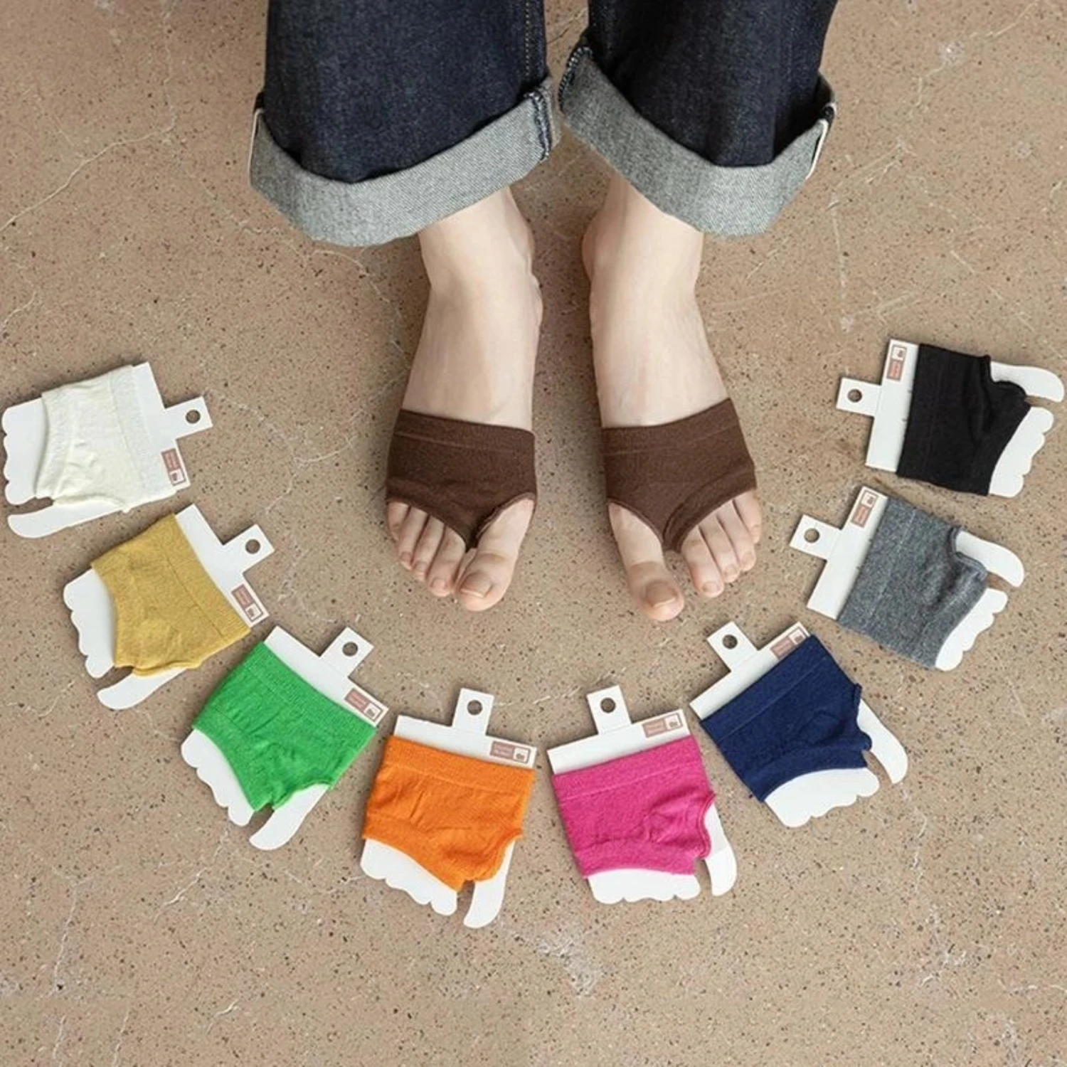 No Show Sock Women - 1Pair Women Japanese Style Tabi Socks