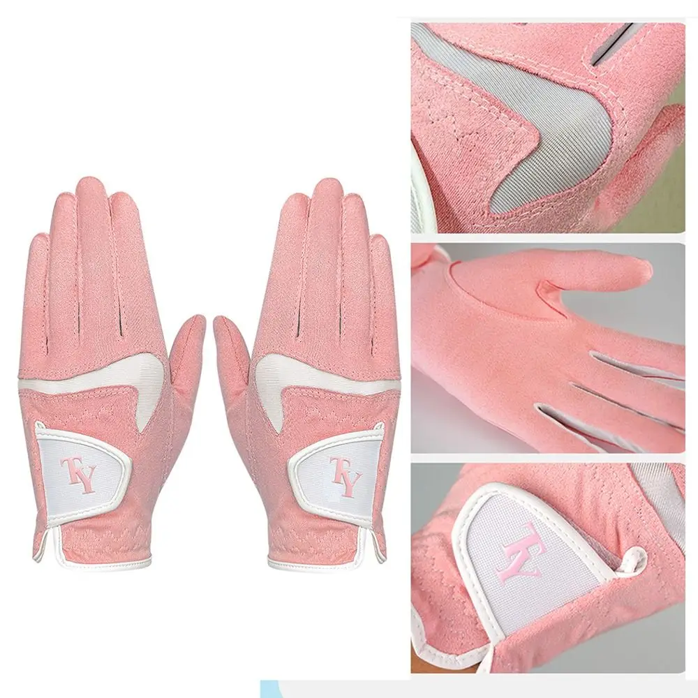

for Golf Lovers Breathable Women's Golf Gloves Comfortable Non-slip Sport Gloves Elastic Wear Resistant Golf Mittens Golfer Gift