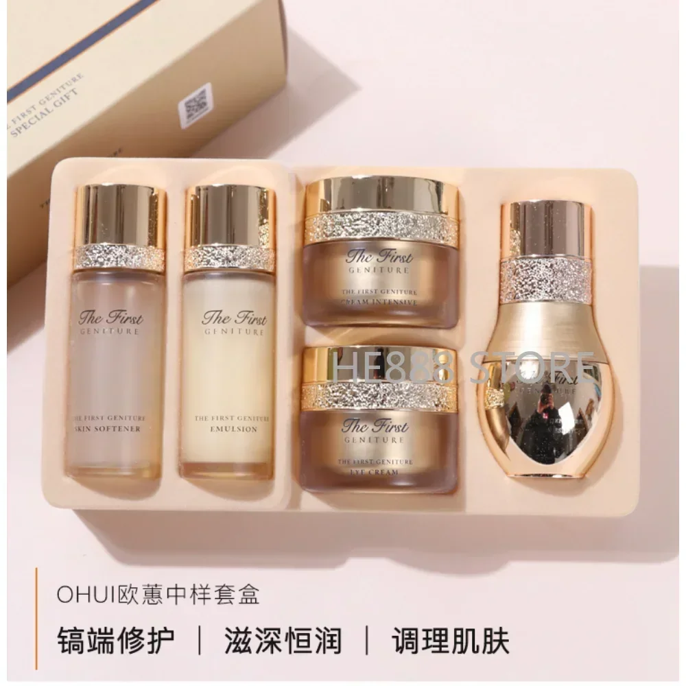 Koreaanse Cosmetica Ohui Speciale Geschenkset Hydraterende Anti-Rimpel Repareren Voedende Hydrateren Huidverzorgingsproducten Monster Set