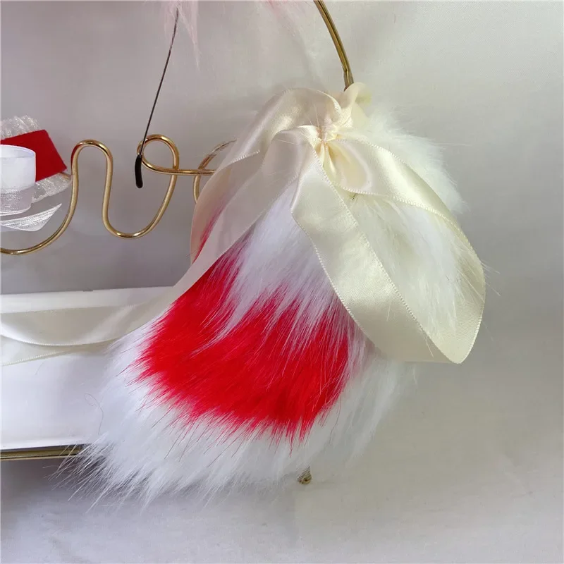 Travail fait à la main Anime Simulation bête infirmière lapin Cosplay oreilles cerceau pour jeu fête Halloween COSPLAY accessoires de déguisement