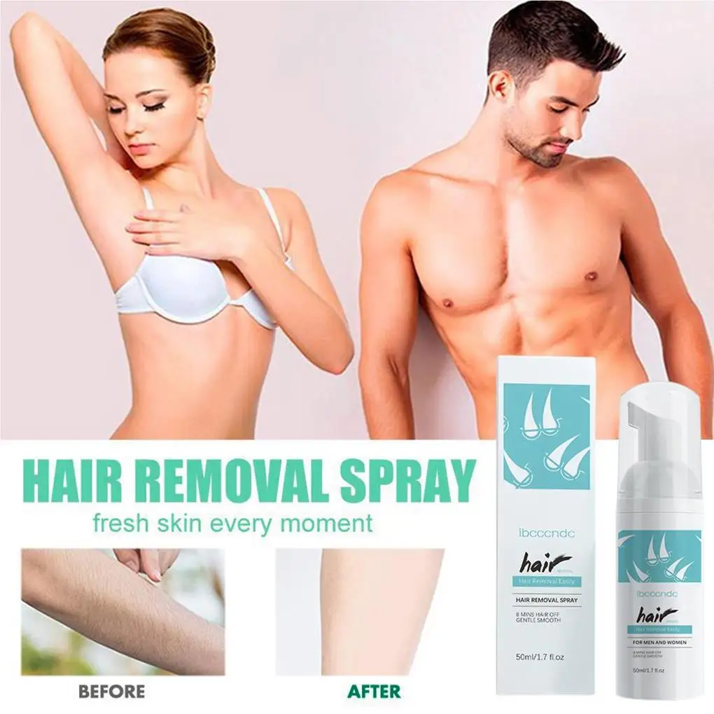 Smooth Skin Hair Removal Mousse For Time-saving And Convenient Depilatory Painless Spray Body