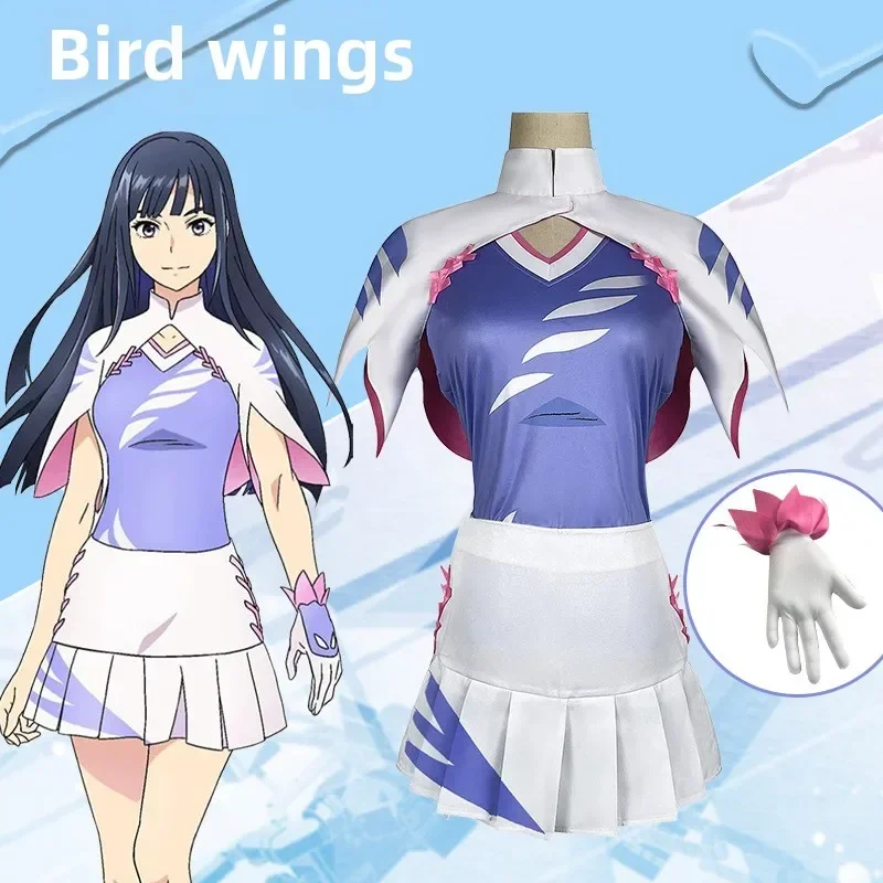 

Tenka AOI Cosplay Anime BIRDIE WING -Golf Girls' Story Costume Women Girl Shawl Skirts Halloween Party Costume CL2950