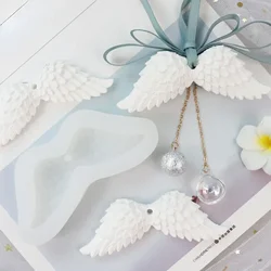 Angel Wing Silicone Mold DIY Craft Cake Mold Baking Tools Feather Fashion Pendant Aromatherapy Gypsum Resin Mold Home Decor