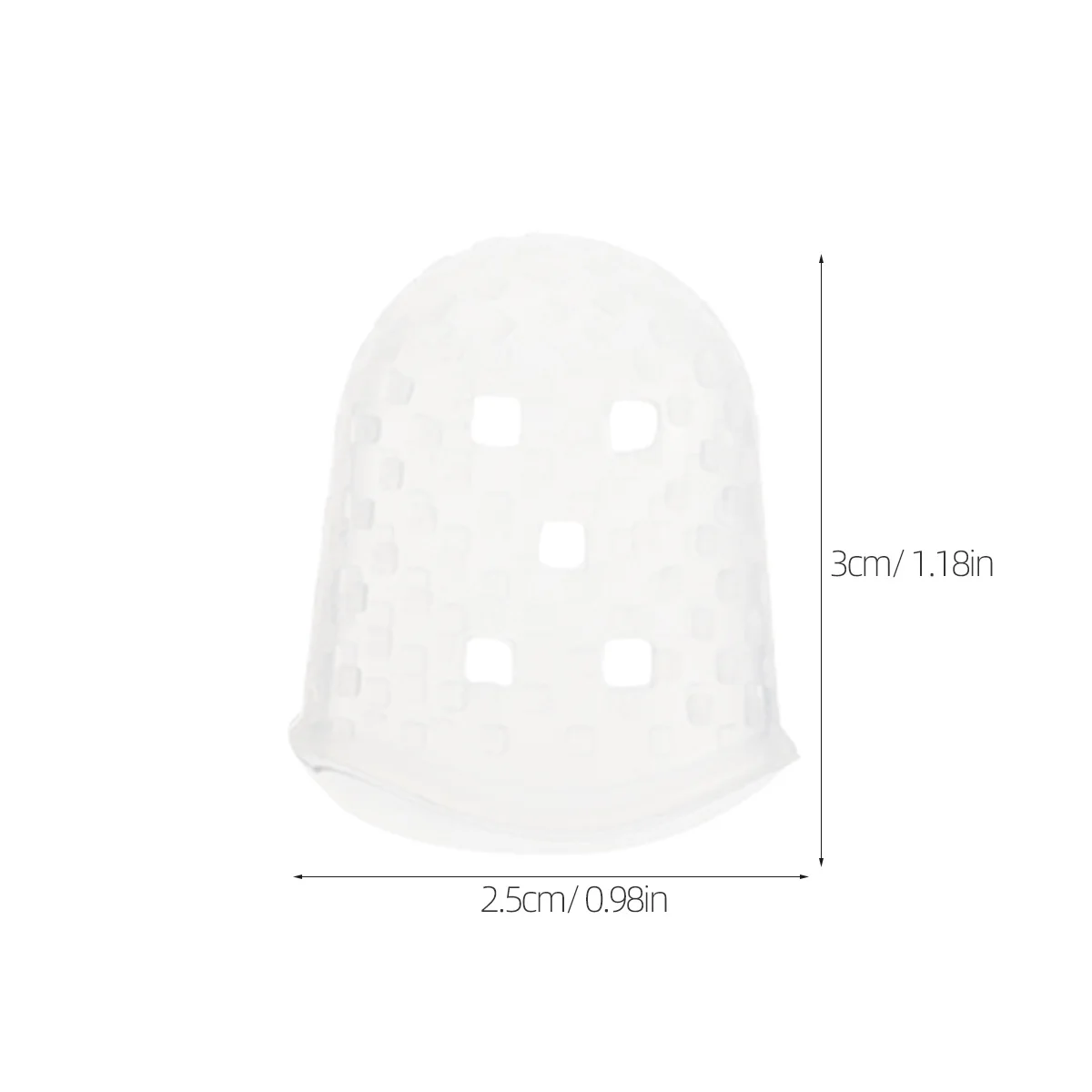 15Pcs Silicone Guitar Fingertip Protectors Finger Guards 5 Sizes Breathable Comfortable for Ukulele Electric Guitar Playing