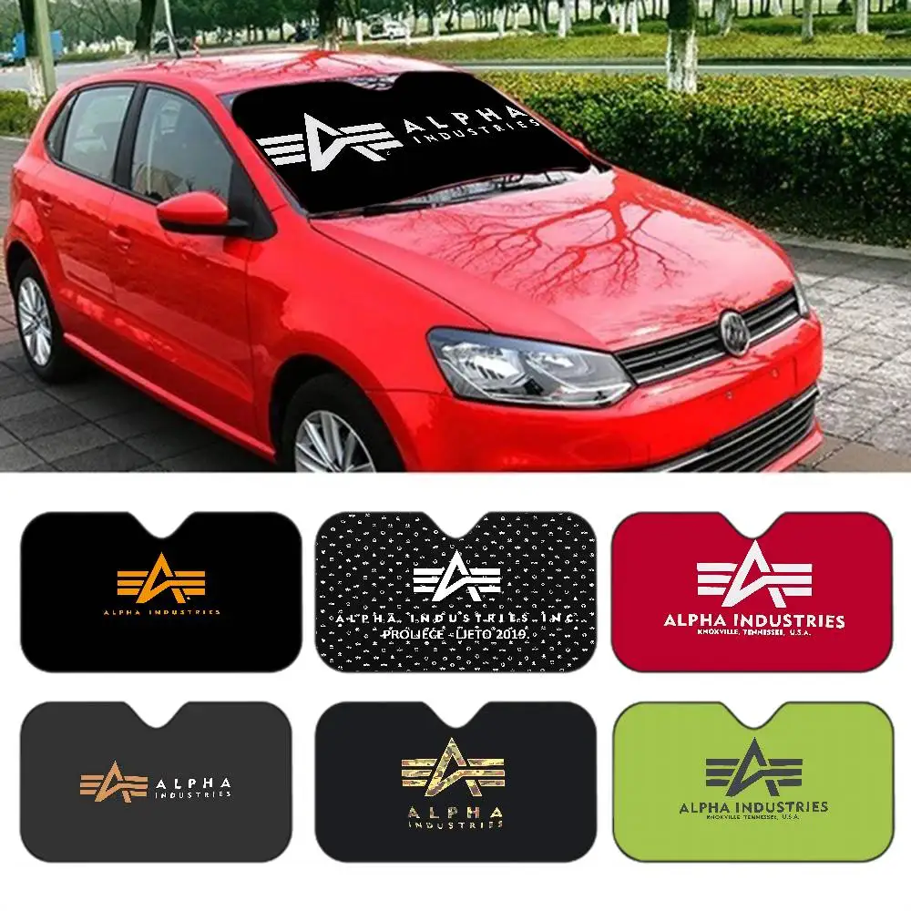 A-Alpha La I-Industries Car Sunshade Shield Windshield Window Sun Blocker Cover Interior Protection for Truck SUV Visor