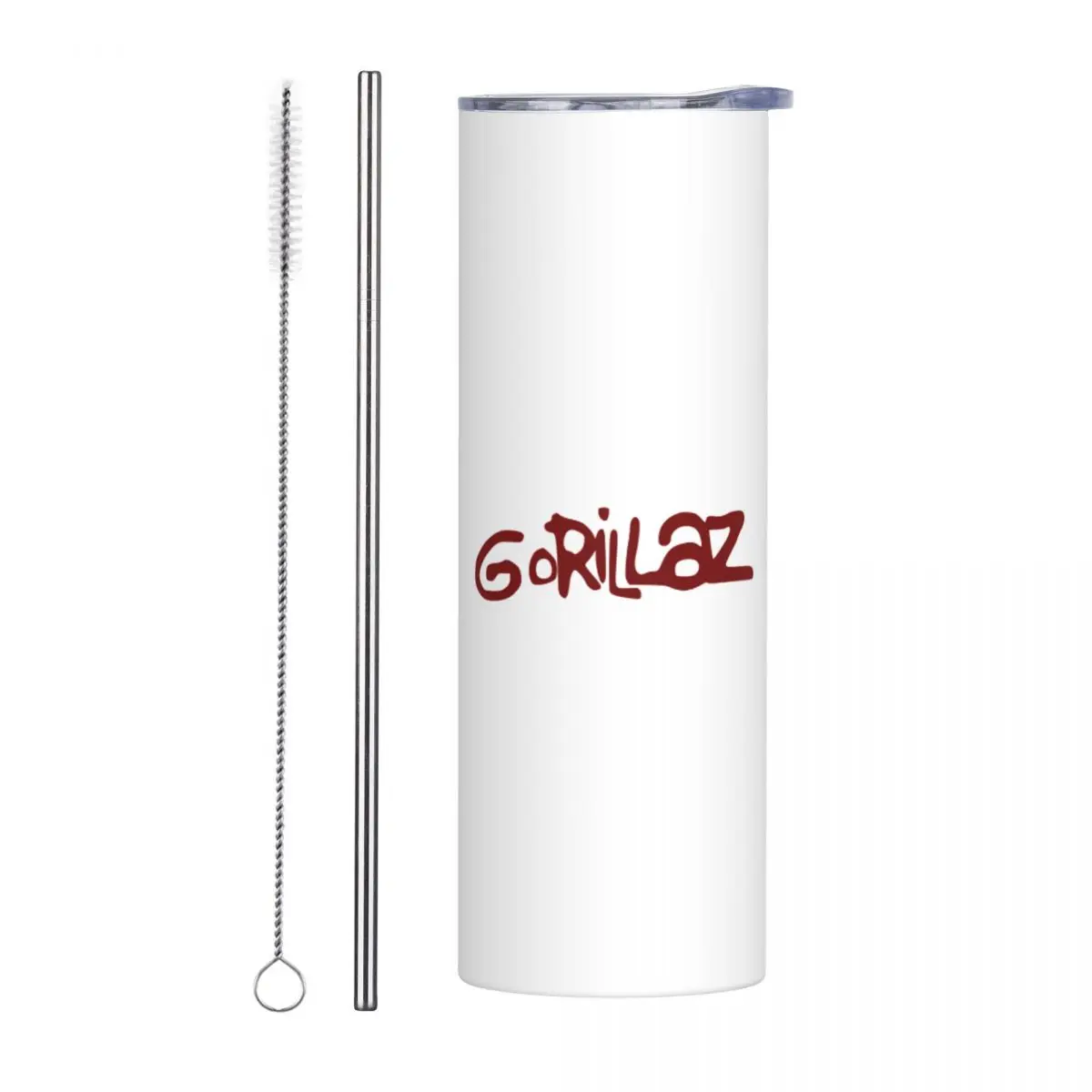 

Gorillaz Stainless Steel Tumbler Vacuum Insulated Mugs Thermal Cold Cups Straws With Lid 20oz