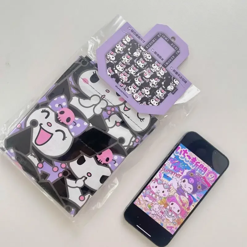 حقيبة هالو كيتي كروس بودي لطيفة كورومي قابلة للطي حقائب تسوق محمولة حقيبة كتف كاواي حقائب جديدة للمرأة #4