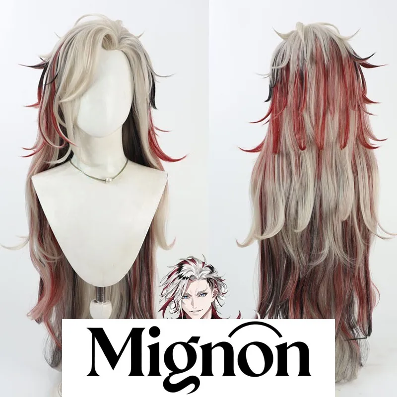 

Touken Ranbu Douyo Ichimonji cosplay wig multi-color layered spikes widow's peak teased Halloween gift
