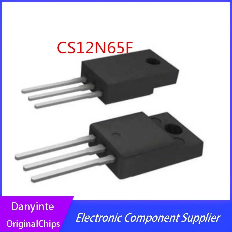 NEW   10PCS/LOT  CS12N65F   CS12N65FAD9    TO220F
