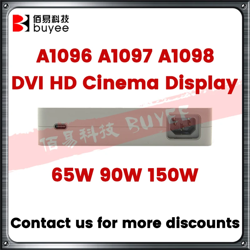 Original Used A1096 A1097 A1098 Cinema Display For Apple A1096 A1097 A1098 DVI HD Display 65W 90W 150W Power Supply AC Adapter