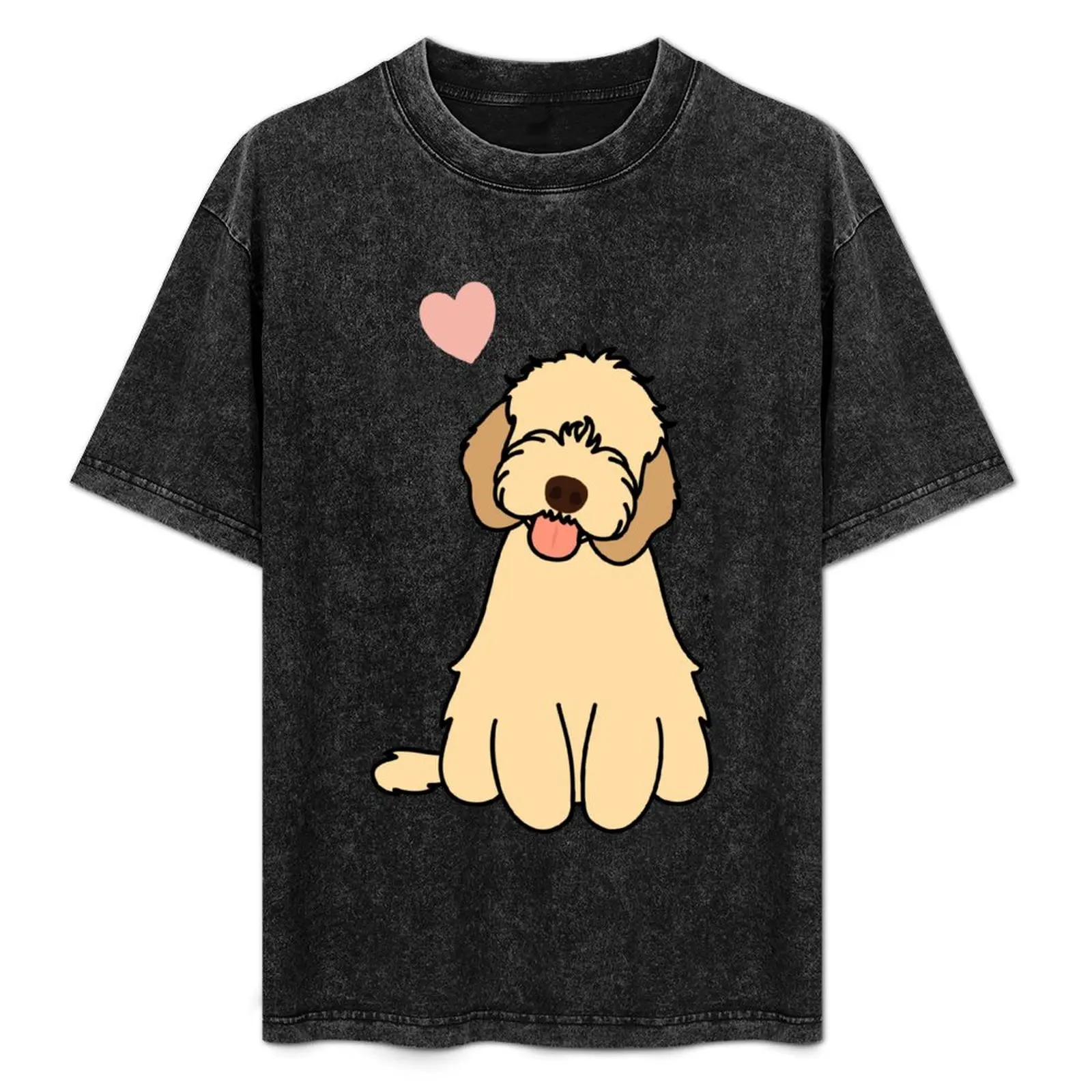 Camiseta Love Apricot Cockapoo Cavapoo Cavoodle Dog, ropa de calle, camiseta de diseñador de pesas pesadas para hombre