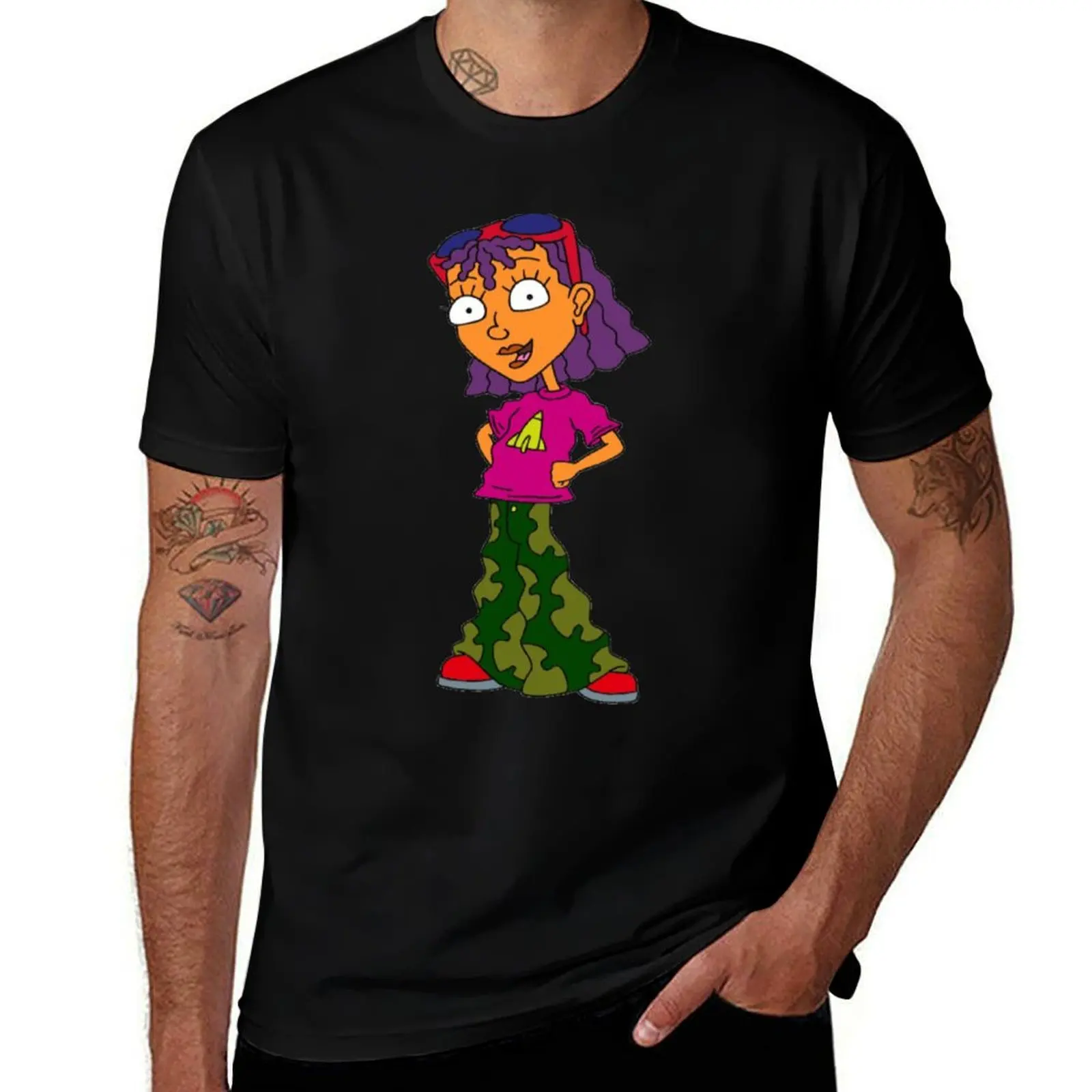 

Reggie From Rocket Power T-Shirt All Weather Casual Short Sleeve