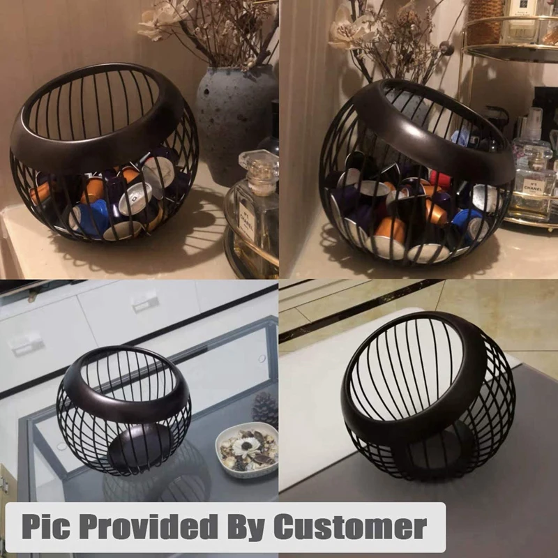 Coffee Pod Holder Large Capacity K Cup Holder And Espresso Pod Holder Coffee Pod Organizer For Fruit Snacks