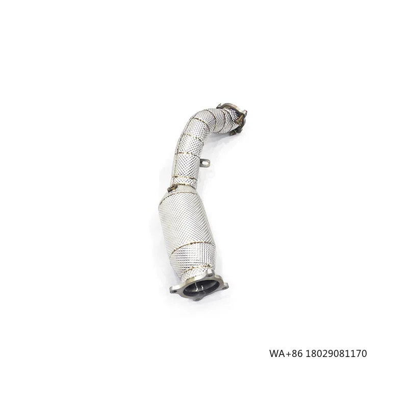 OEM Exhaust Downpipe for  2.0T 2013-2018 Downpipe Exhaust Stainless Steel Header with Heat Shield