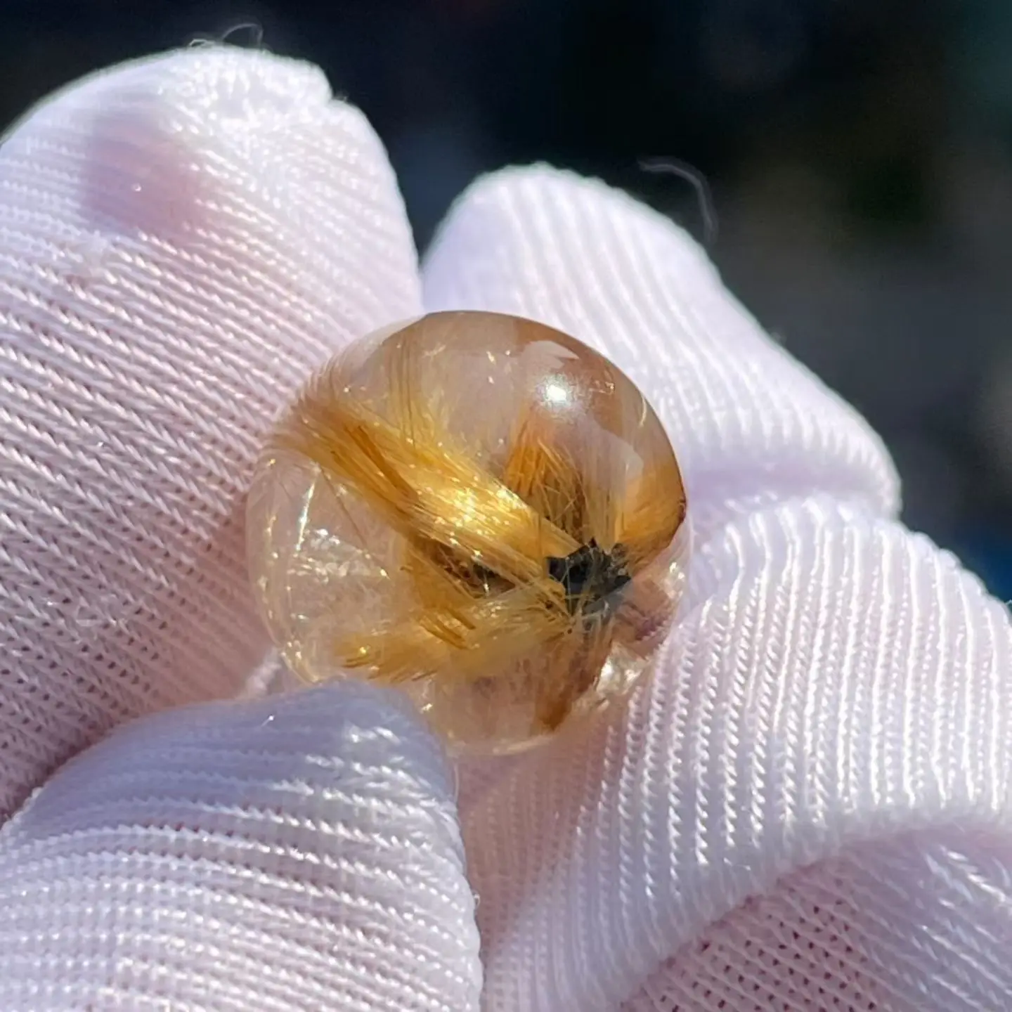 الذهب الطبيعي Rutilated قلادة من الكوارتز زهرة 12 مللي متر زهرة المجال المستديرة Rutilated الكوارتز مجوهرات الرجال النساء البرازيل AAAAAAA