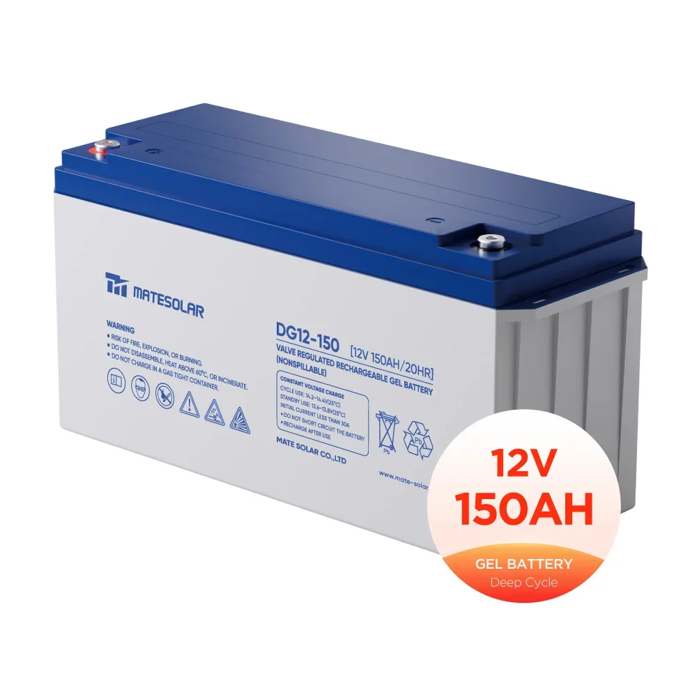 Mate Tubular Solar Lead Acid Batteries 12V 100Ah 150Ah 200Ah 220Ah 250Ah Deep Cycle Solar Gel Battery Price