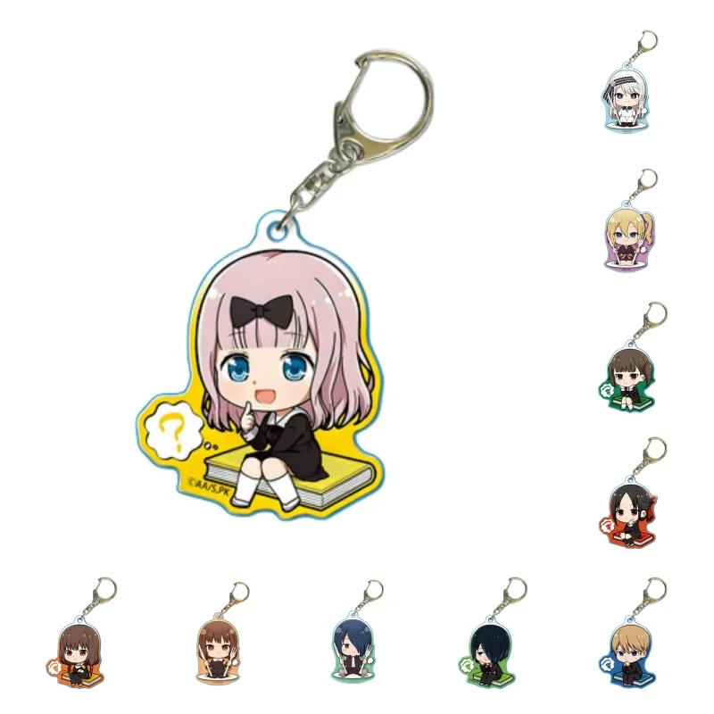 Акриловый-брелок-6-см-по-аниме-«Кагуя-сама-Любовь-—-это-война»-украшение-для-сумки-аксессуары-коллекционные-товары-подарки