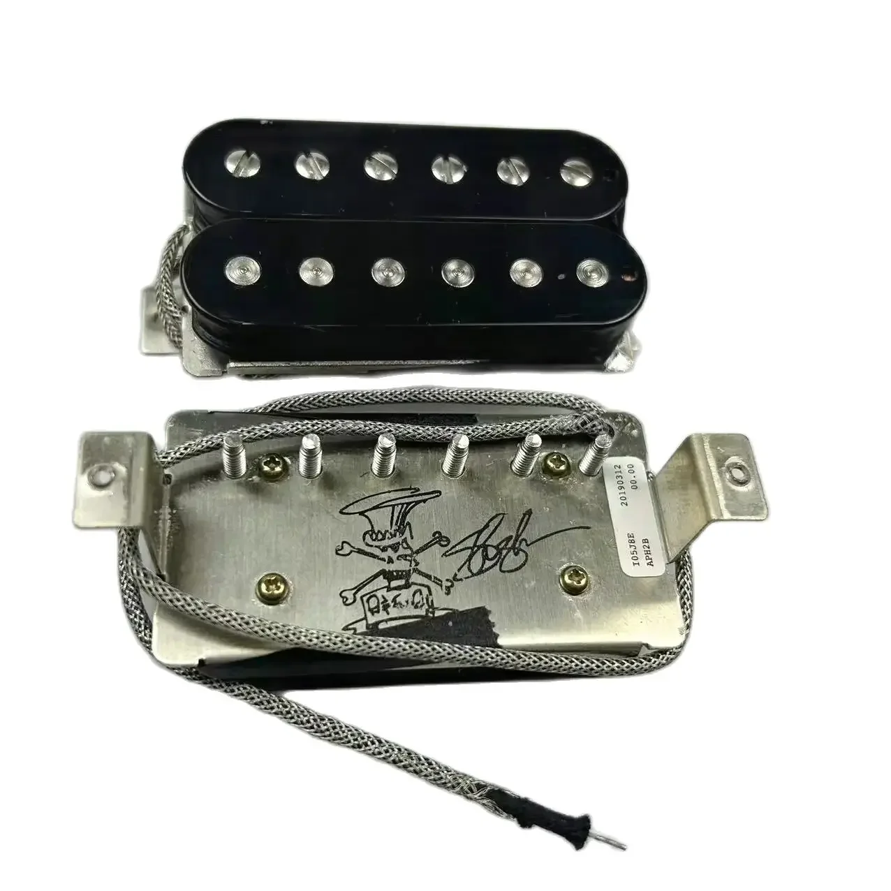 Slash-Pastillas de guitarra Humbucker, APH-2, Alnico II Pro, juego de pastillas de guitarra eléctrica, cebra/negro