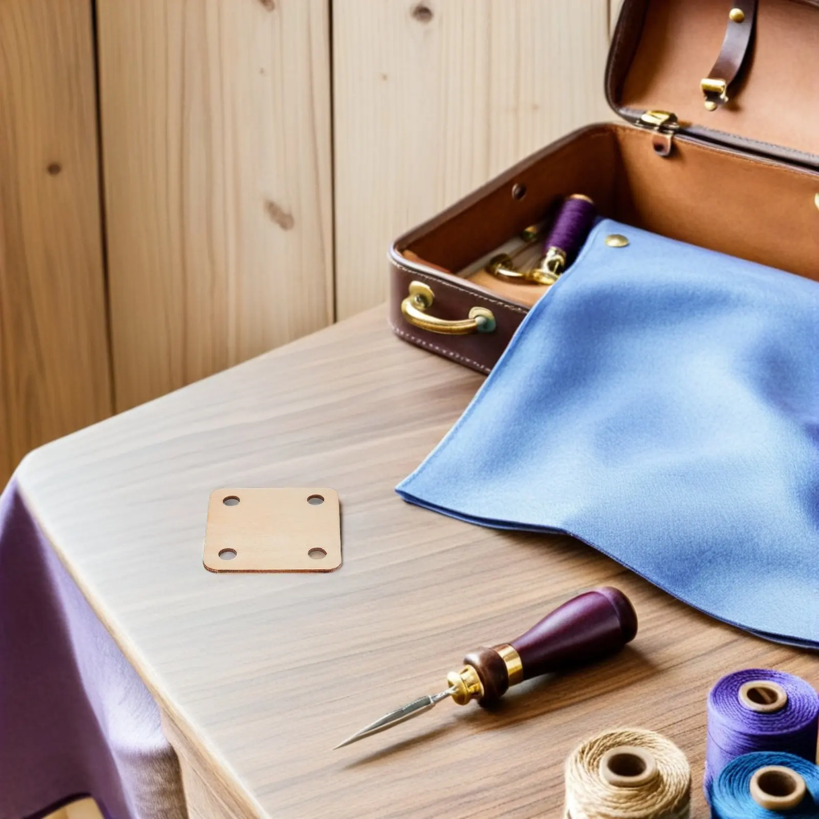 36Pcs Wooden Weaving Cards Multi-Craft Loom Tool Set Comfortable Handling for Beginners Advanced Crafters Educational Weaving