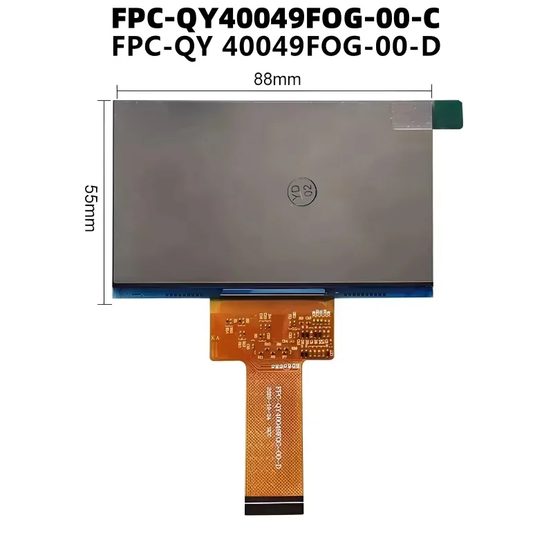 3.97inch for TF-FPCHX86-V3.0 FPC-QY40049FOG-00-D FPC-QY40049FOG-00-C HX86-V3.0 LCD Display Screen DIY Projector Accessories