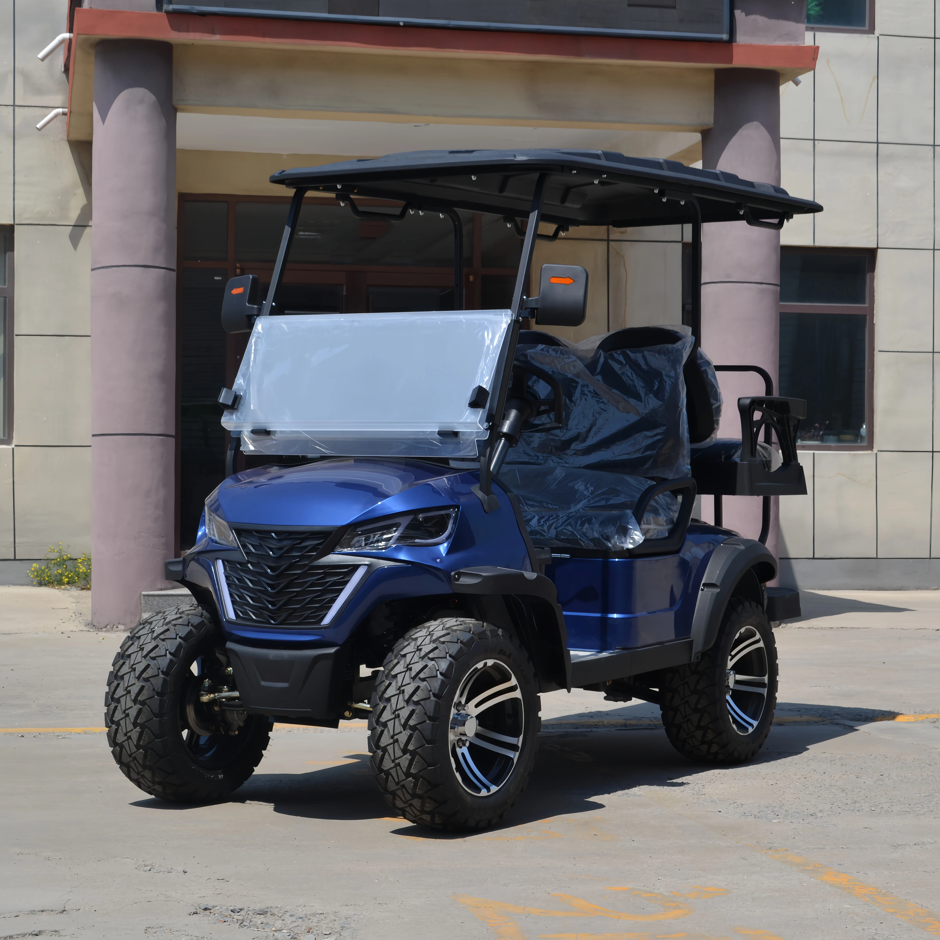 Luxury Custom Electric Golf Carts Outdoor Use 4 Seater Off Road Golf Cart 48v 72v Electric Golf Scooter Buggy