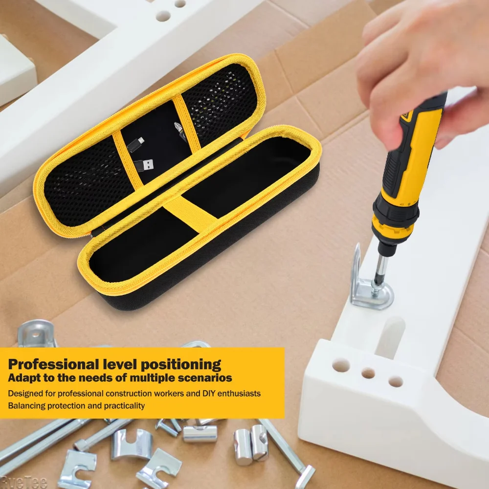 Cordless Screwdriver (DWHT66719) Hard Storage Case for DEWALT Electric Screwdriver Hard EVA Shell for Construction Site, Worksho