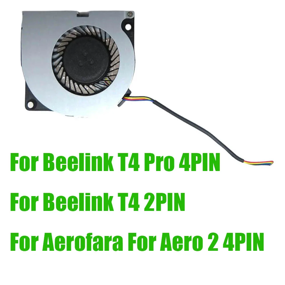 For Beelink T4 Pro 4PIN 4lines / T4 2PIN 2Lines For Aerofara For Aero 2 4PIN 4lines DC5V Replacement Mini PC CPU Fan