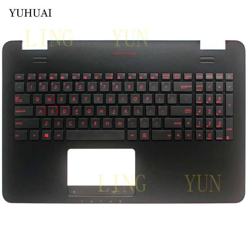 Carcasa con Reposamanos y Teclado Retroiluminado para Asus GL551 GL551J GL551JK GL551JM (US)