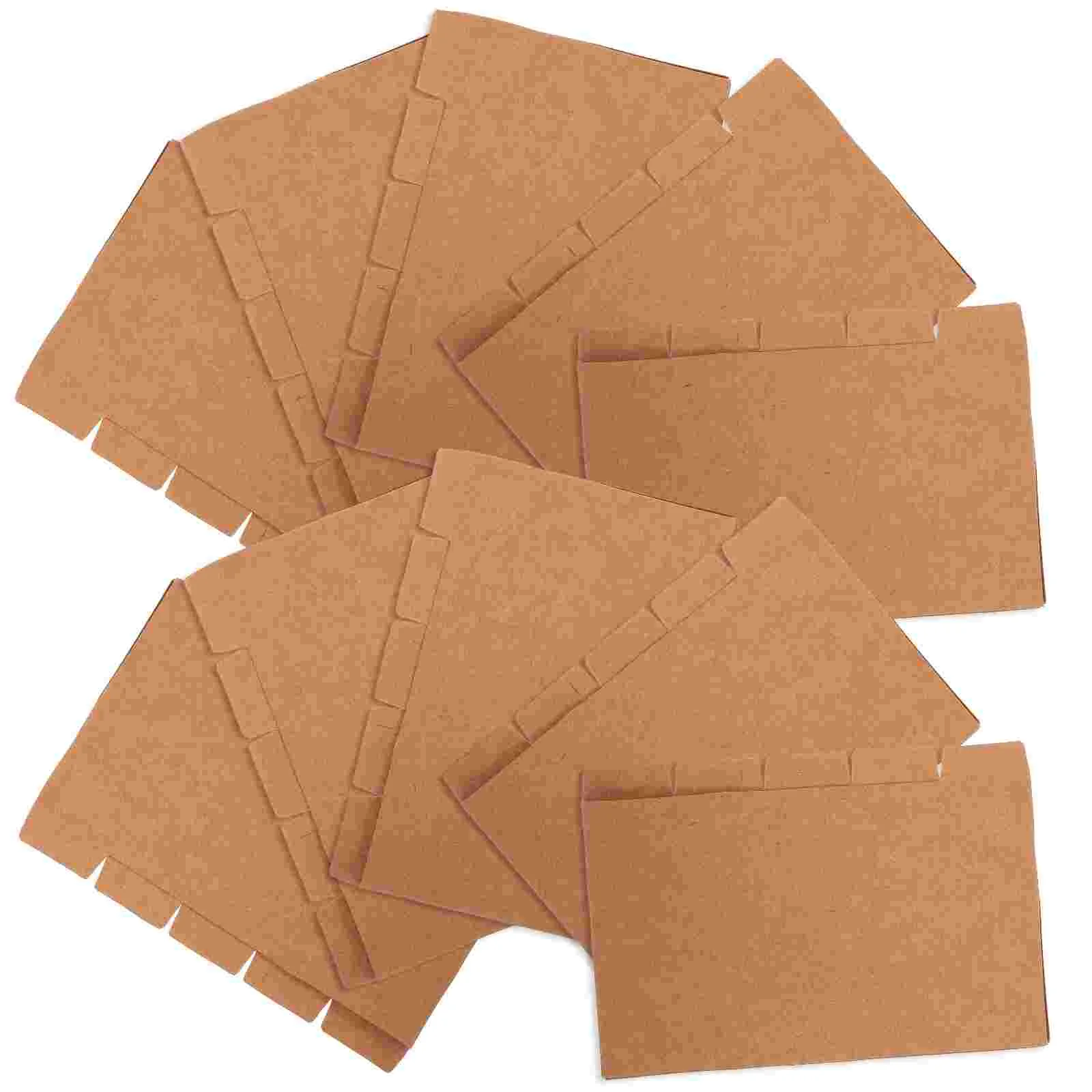 

20 Sets Oxford Index Cards Page Markers Dividers Drawer Notebook Tab Paper File