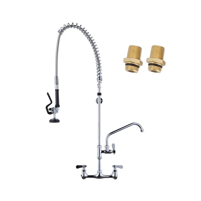 

Коммерческие водопроводные краны Zc для использования в отеле, блок для предварительного ополаскивания, кран с фильтром с двойной ручкой