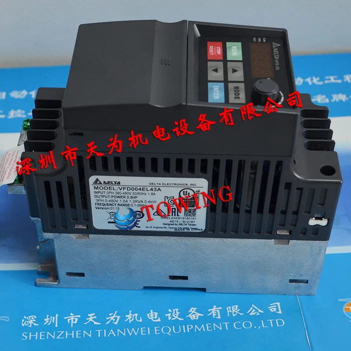 [Genuine - Quality Assurance One Year] Delta Taiwan Delta VFD004EL43A Inverter