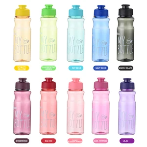 Transparente tragbare Wasserflasche, Sportbecher zum Trinken, Küchenwerkzeuge, Schule, Fitnessstudio, Reisen, Mädchen, Junge, 650 ml 12 Hauptverkaufswasserflaschenjunge - №2