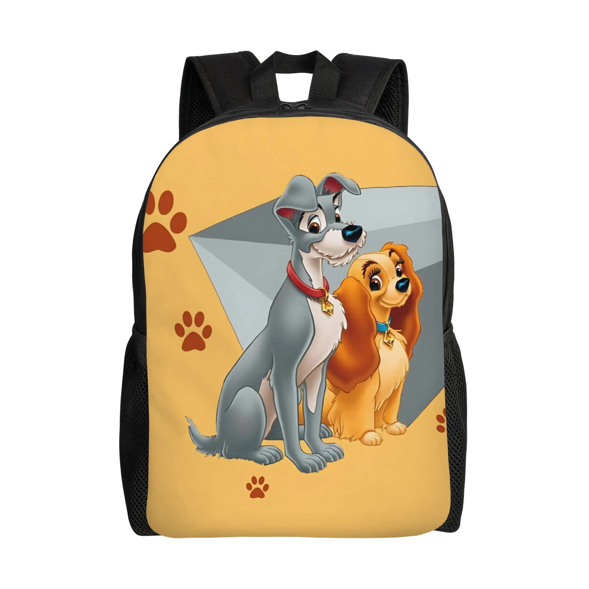

1Piece Lady and the Tramp Schoolbag The Spaghetti Kiss Backpack New Semester Begins