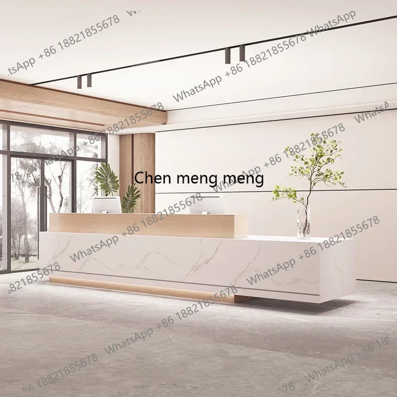 

Nordic Modern Reception Desks Medical Dental Clinic Beauty Salon Reception Desks Clothing Store Office