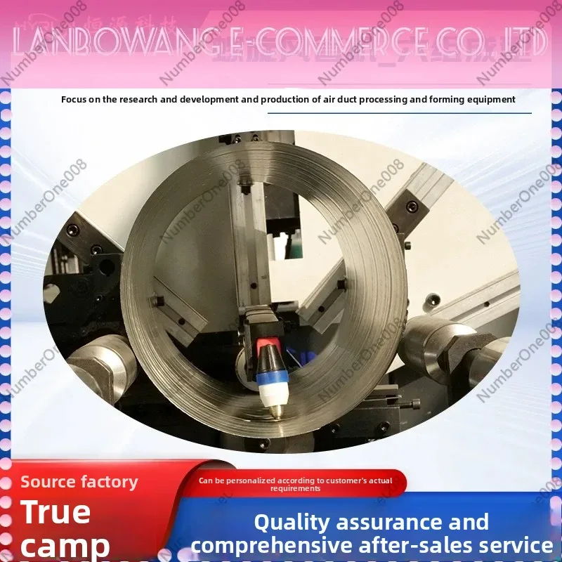 Spiral Duct Forming Machine HVAC Automatic Round Tube Making Machine for Galvanized Steel Coil