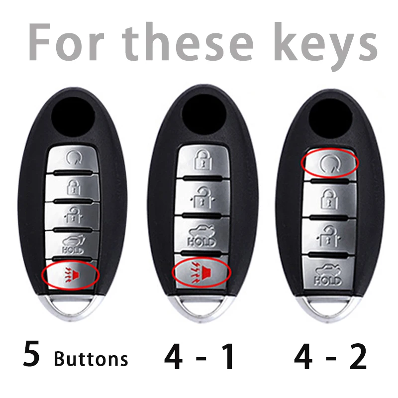 Für Nissan Qashqai J10 J11 Kicks Tiida X-Trail T31 T32 Pathfinder Murano Hinweis Juke Infiniti Weiche TPU Auto remote Key Fall Abdeckung