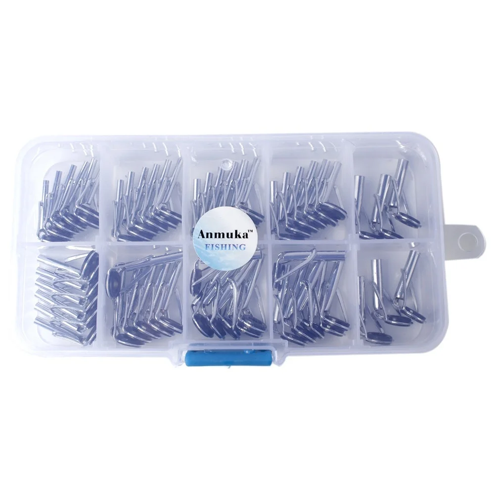 

Steel Rings Rod Tip Repair Kit For Sea Fishing Stainless Steel Construction Saltwater Resistant Multiple Size Combinations