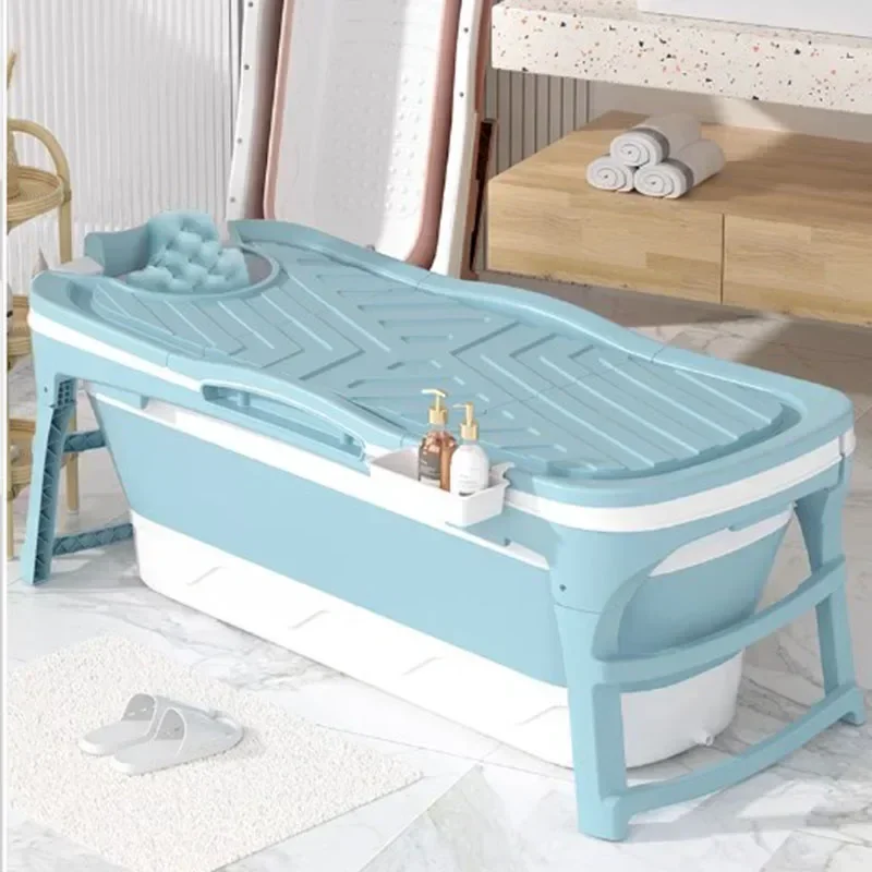 Sit Portable Strong Bathtubs Bathroom Kids Miniature Bucket Foot Bathtub Bath Baby Baignoire Pliable Abulte House Accessories